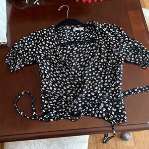 Lovely 3/4 sleeve wrap top from Reformation